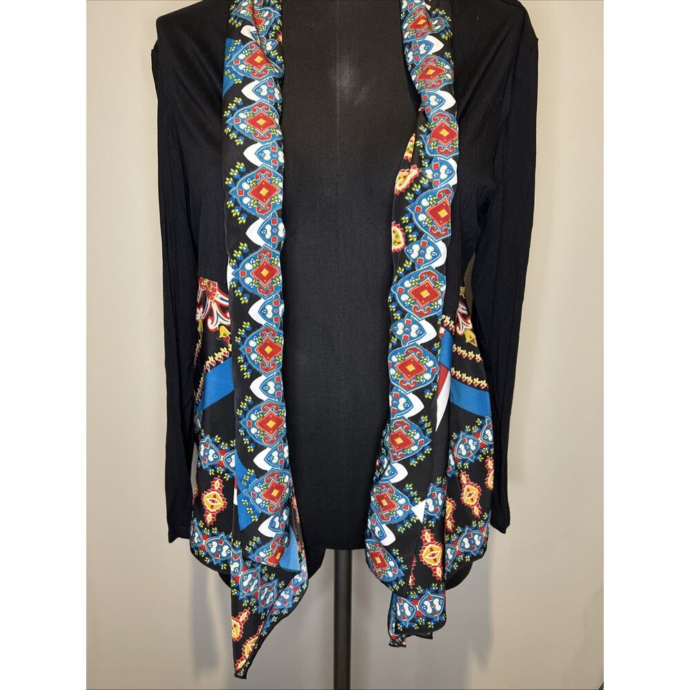 Norm Thompson Thin Cardigan Med Petite Intricate‎